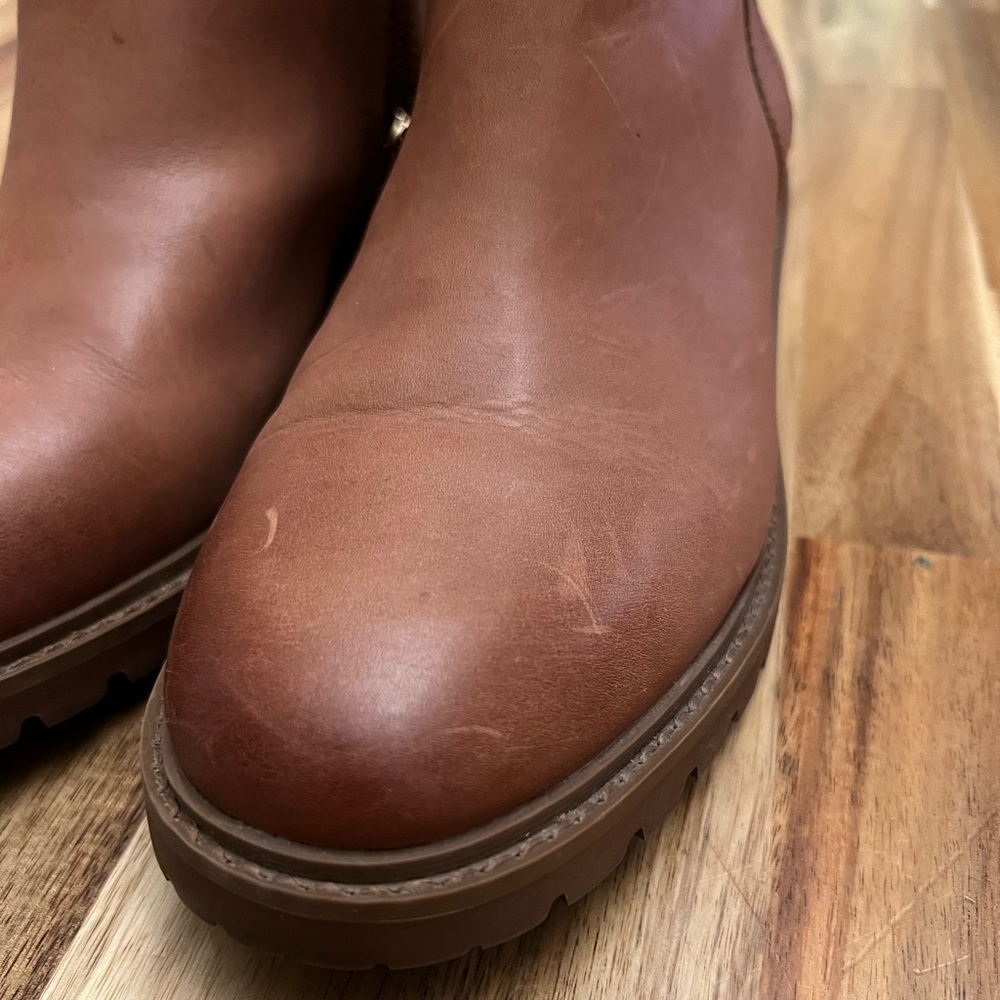 Coach Women's Georgetta Saddle Burnished Boot 7.5 M - Picture 2 of 9